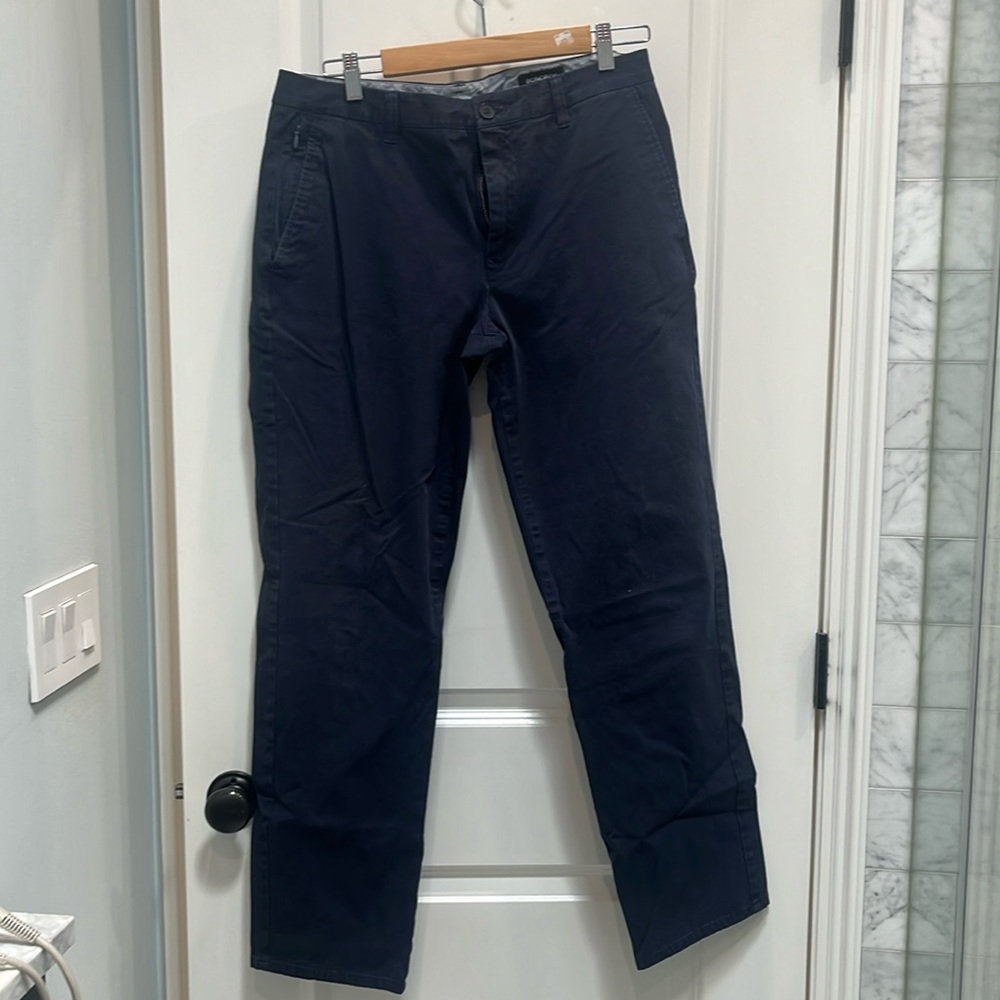 Navy blue Bonobos size 33/32 straight